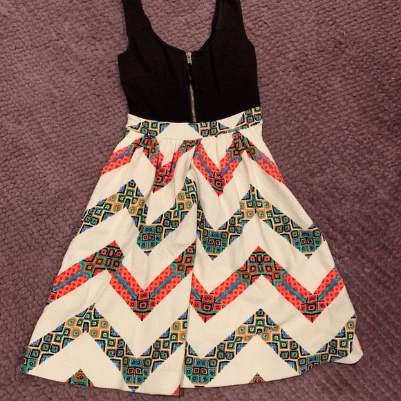 ANTHROPOLOGIE Maeve Chevron Dress - Picture 3 of 3